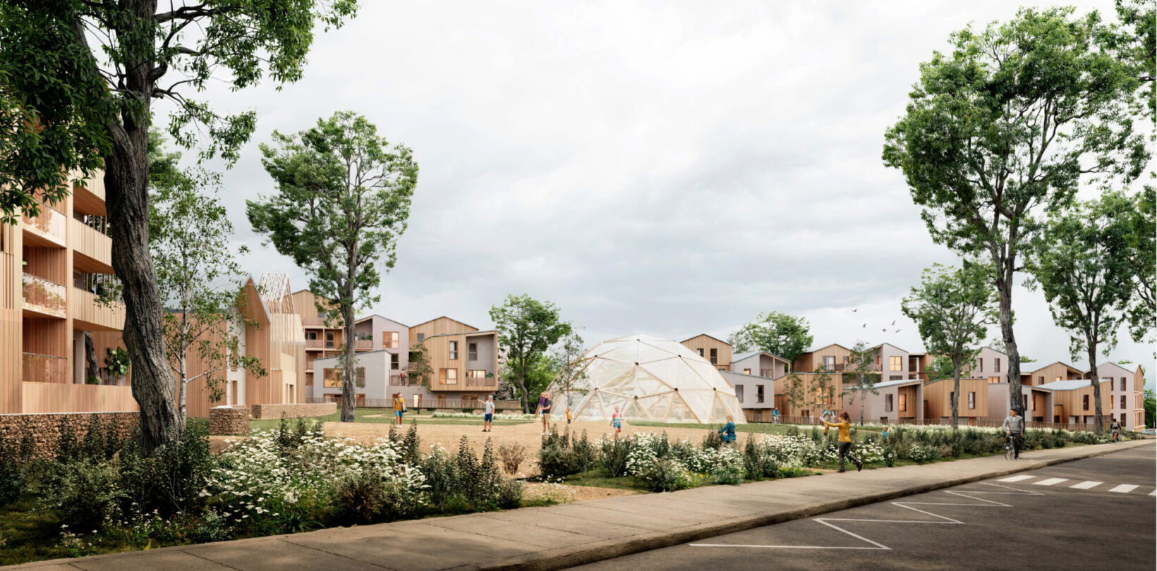 Renouvellement urbain - Square du Morbihan - Vannes